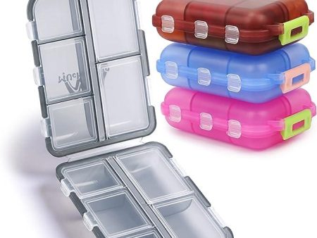 Travel Pill Organizer Portable Pocket Pill Box