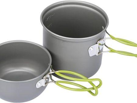 G4Free 2 piece Anodized Aluminum Cook Pot